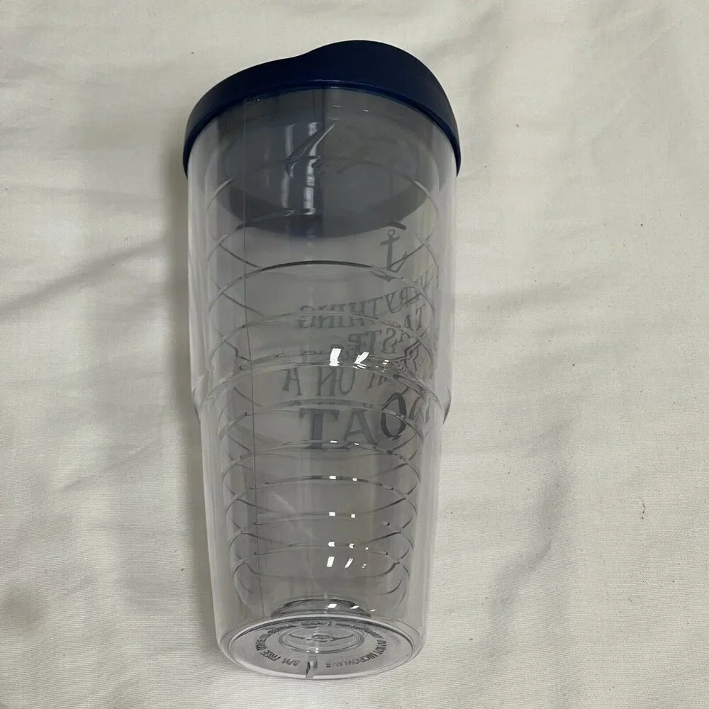 Insulated Tumbler Everything is Better on a Boat Lake Travel Cup 16oz Boating
